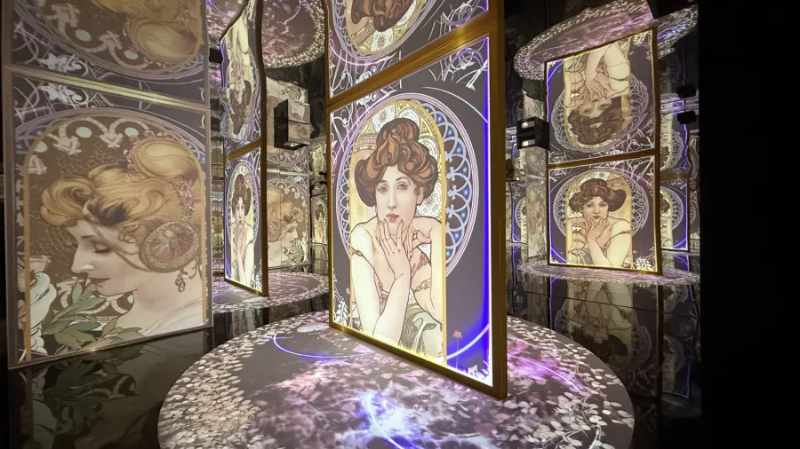 Immersive projection room